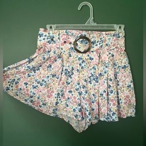 Floral high waisted Shorts
